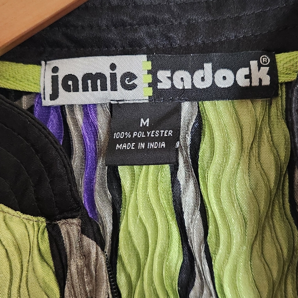 Jamie Sadock Vibrant Multicolor Textured Golf Top - Picture 2 of 5